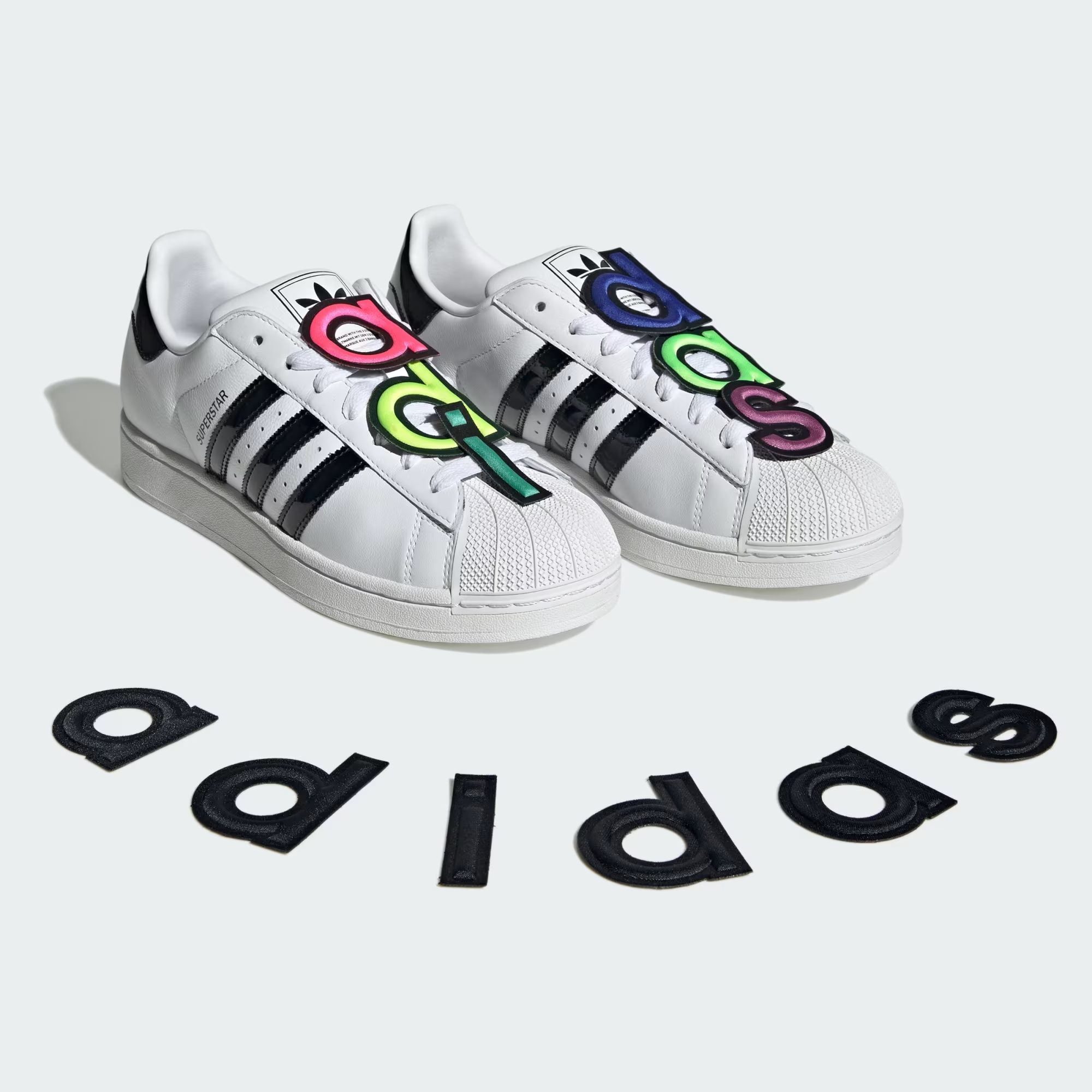 Giày Adidas Superstar II 'White Black' JR3584 - Ảnh 6