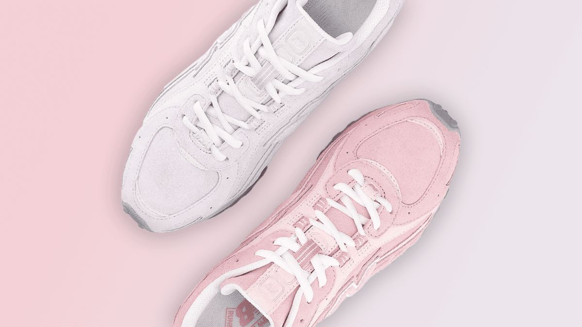 Giay New Balance 204L mau 'Pink' va 'Lavender' tren nen pastel
