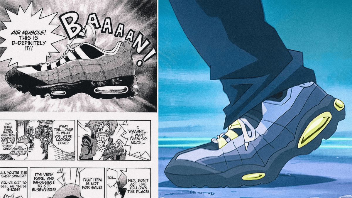 Giay Nike Air Max 95 phien ban Yu-Gi-Oh! voi phoi mau doc dao