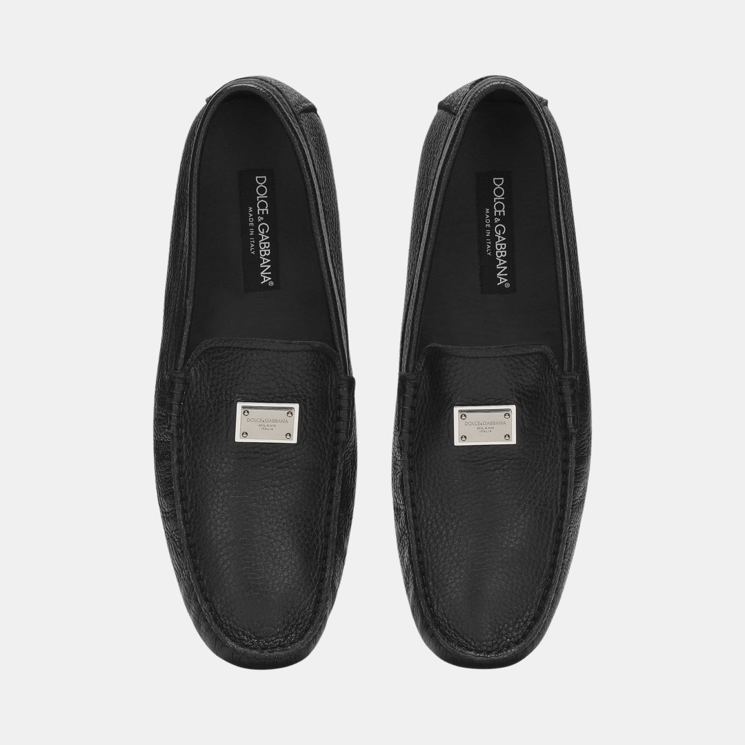 Alternative view of Giày Dolce & Gabbana Deerskin Driver 'Black' A50596A803480999