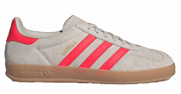 Giày Adidas Gazelle Indoor 'Beige Lucid Red' JR3840
