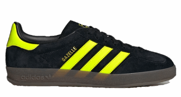 Giày Adidas Gazelle Indoor 'Core Black Solar Yellow' JR3841