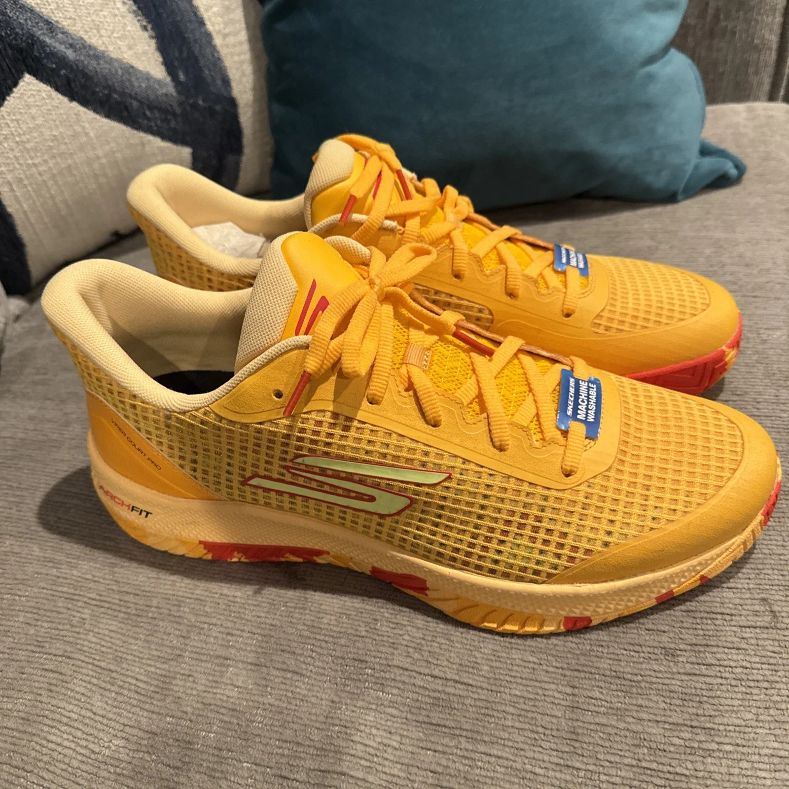 Alternative view of Giày Skechers Viper Court Pro 'Orange' 246069C-ORG