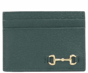 Ví Gucci Leather Card Holder 'Green' 700469-DJ20G-0416