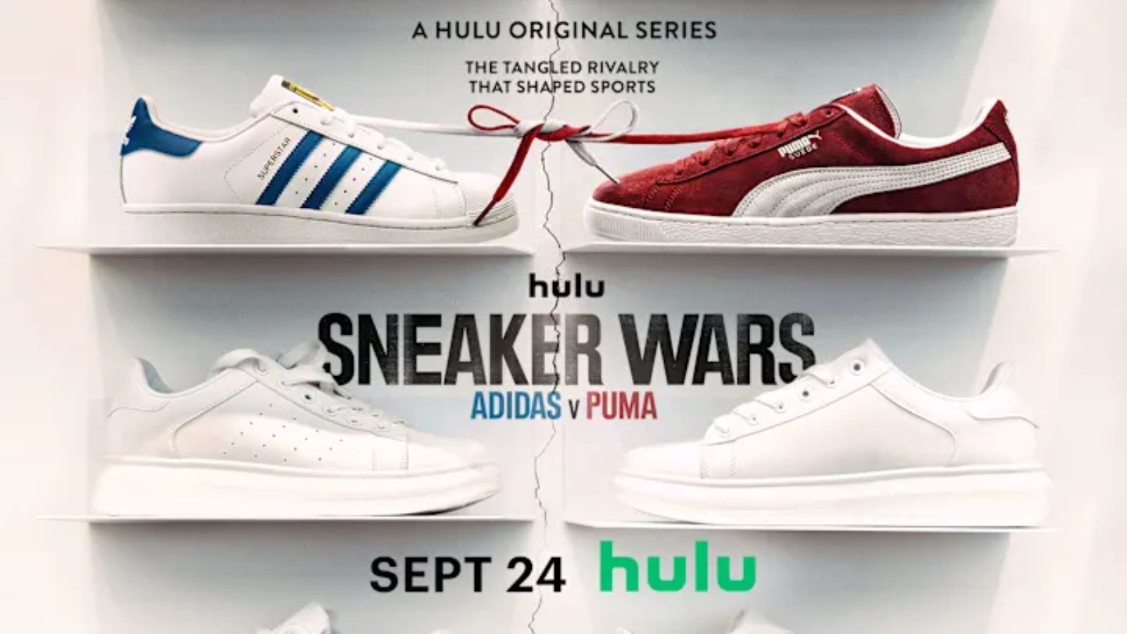 Hinh anh 1: Hinh anh tu phim tai lieu Sneaker Wars: adidas va Puma tren Disney+