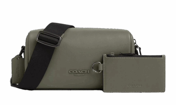 Túi Coach Calf Leather Shoulder 'Military Green' CV530-QBMGR