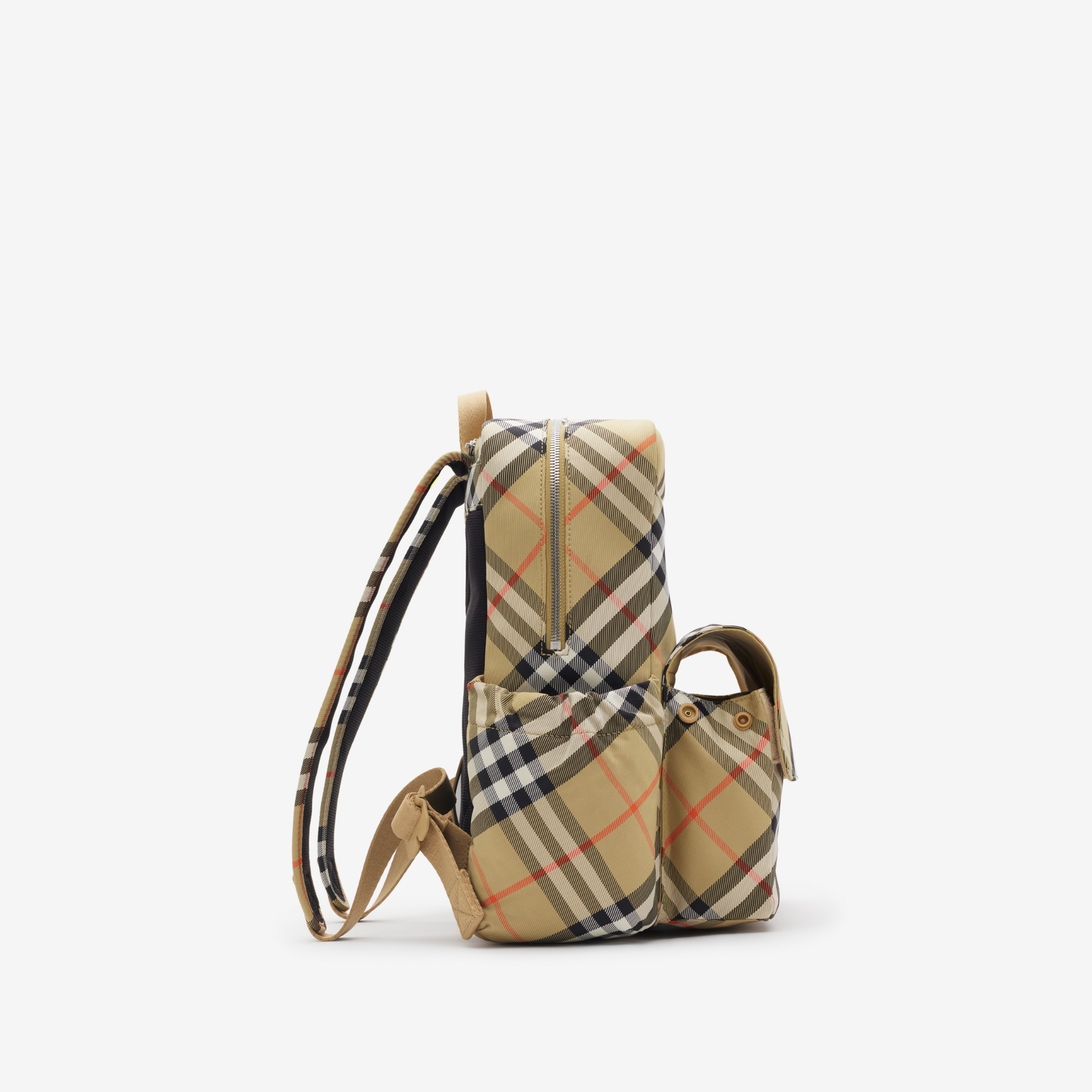 Alternative view of Balo Burberry Check Nylon Backpack 'Sand' 80898461