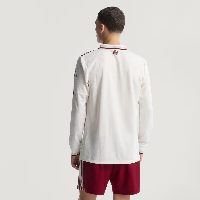 Áo Adidas Arsenal 25/26 'White Red' JJ1898 - Ảnh 3