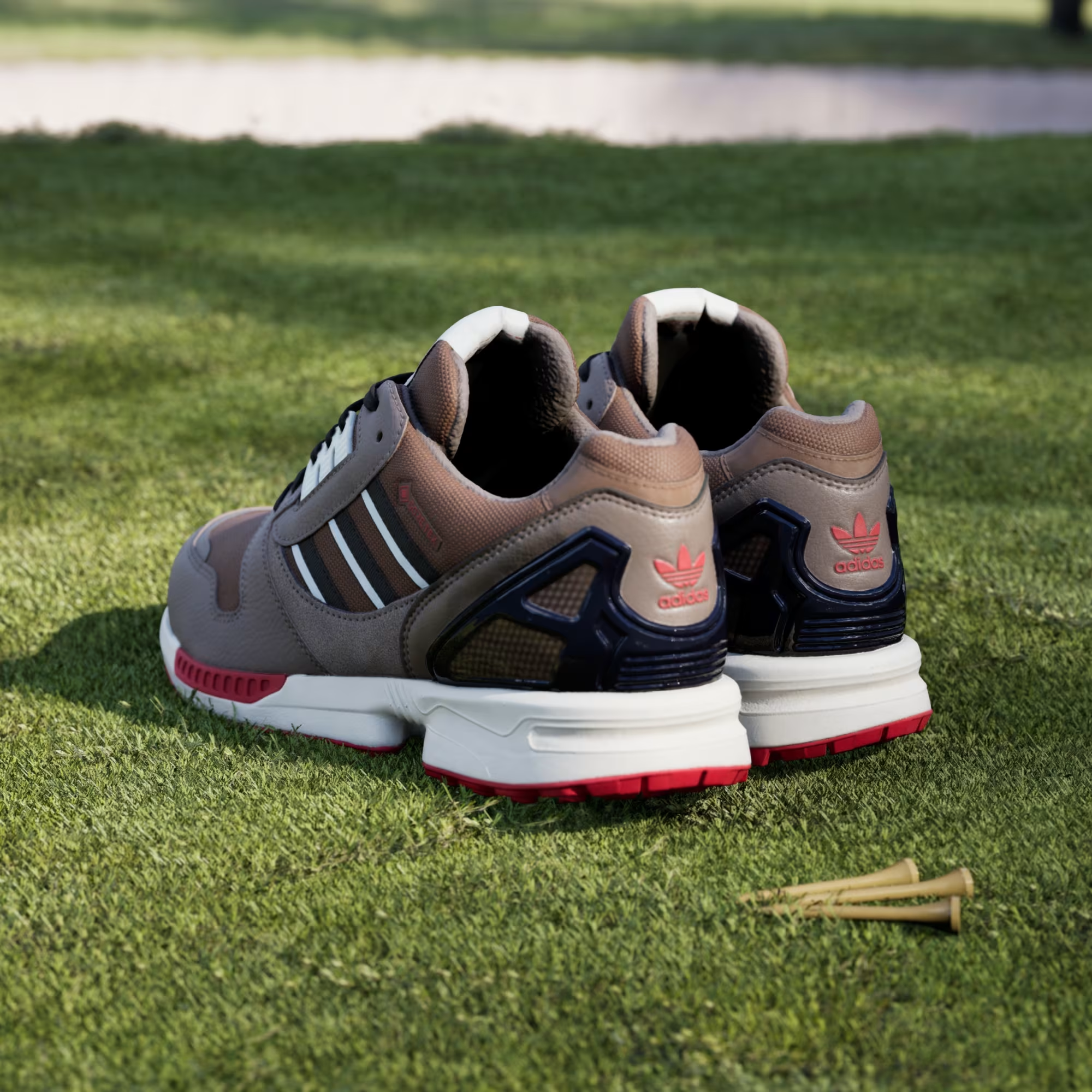 Giày Adidas ZX 8000 Golf 'Brown' JP5258 - Ảnh 4