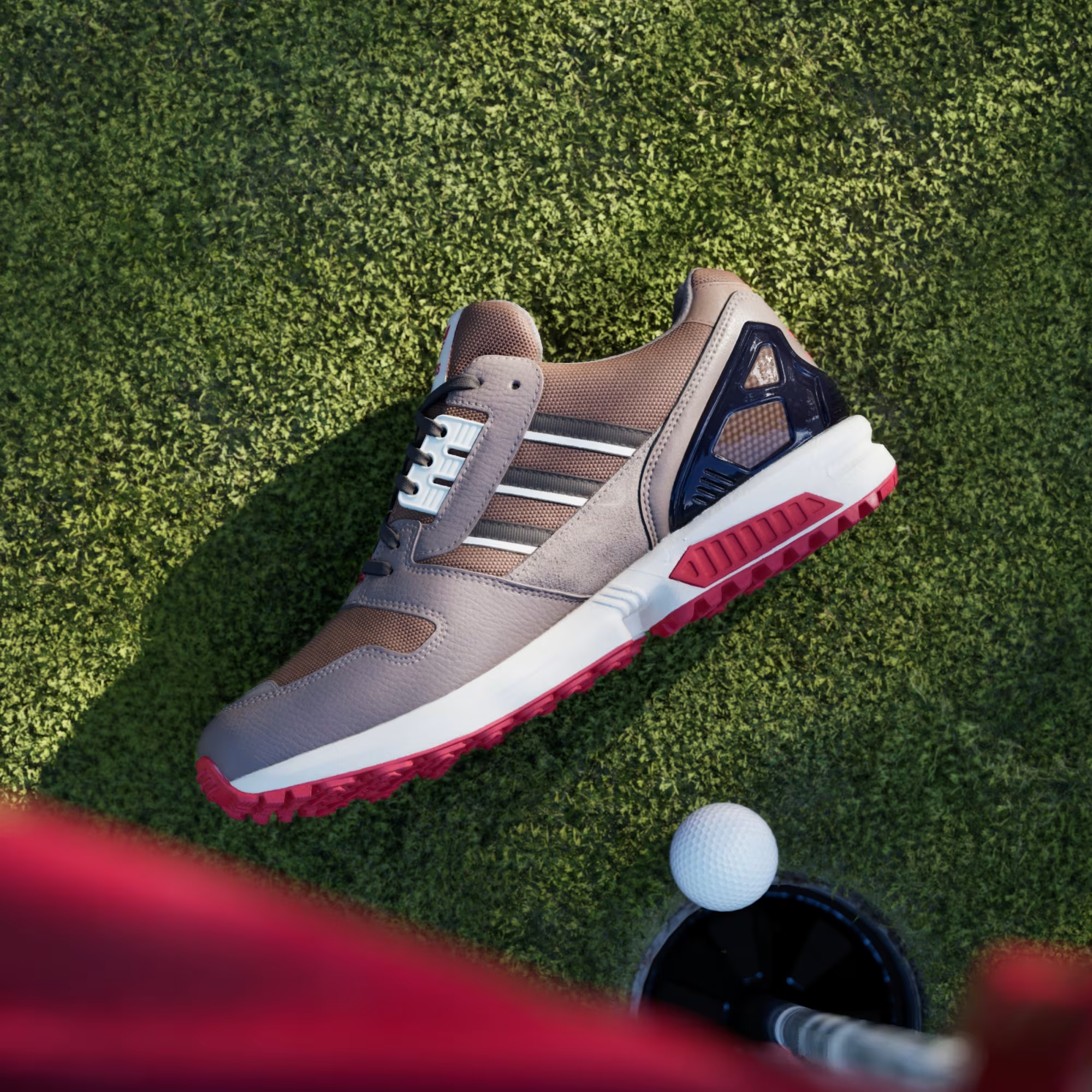 Giày Adidas ZX 8000 Golf 'Brown' JP5258 - Ảnh 5