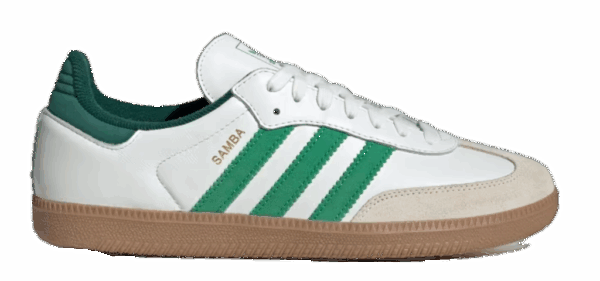 Giày Adidas Samba OG ‘White Collegiate Green’ JI3202