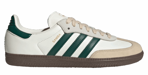 Giày Adidas Samba OG 'Off White Green' JR8843