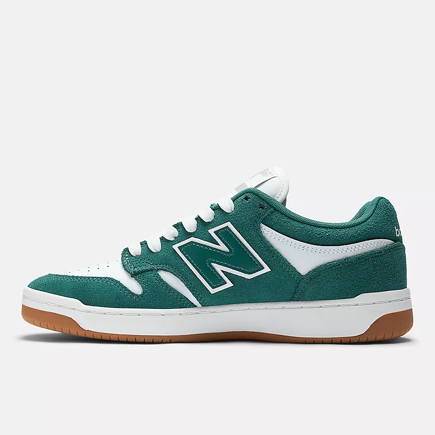Alternative view of Giày New Balance Numeric 480 'Green White Gum' NM480NDI
