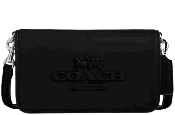 Túi Coach Cow Leather Shoulder 'Black' CT778-SVBK