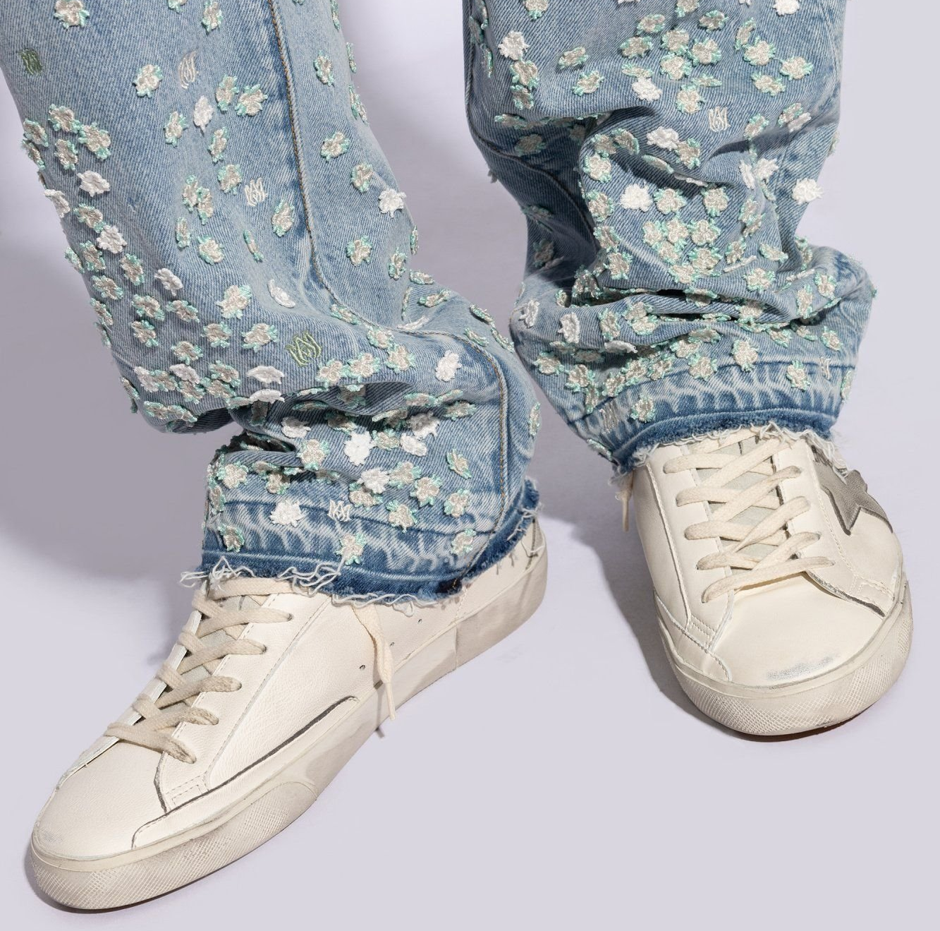 Alternative view of Giày Golden Goose 'White Grey' GMF00102-F005359-11166