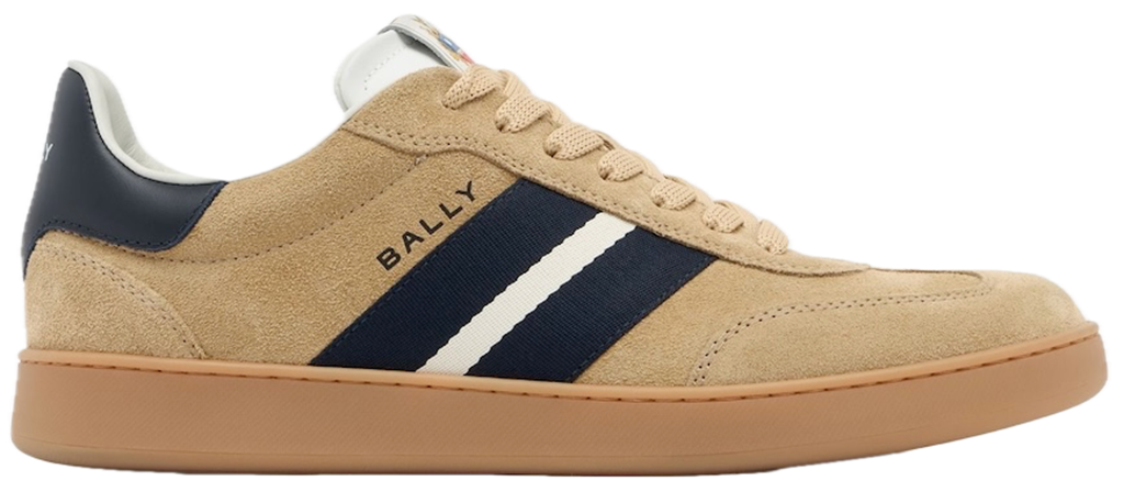 Giày Bally Retro Crest Sneaker 'Brown' 6312013