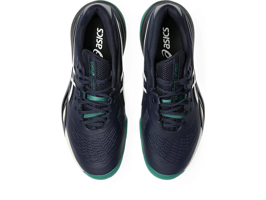 Alternative view of Giày Asics Gel-Resolution X Wide 'Midnight & Cream' 1041A487-400