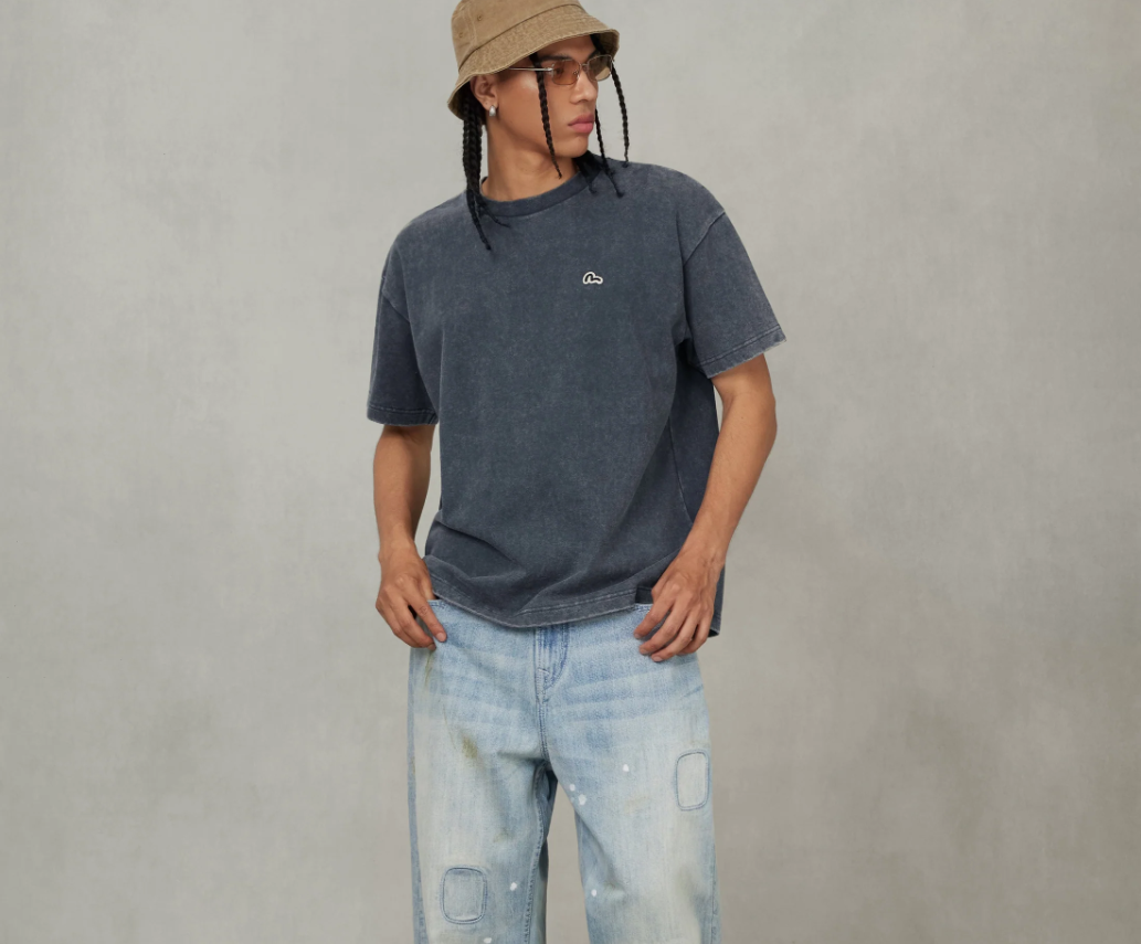 Alternative view of Áo Evisu Seagull Embroidery 'Grey' 2EAEJM5TS6027RXCT