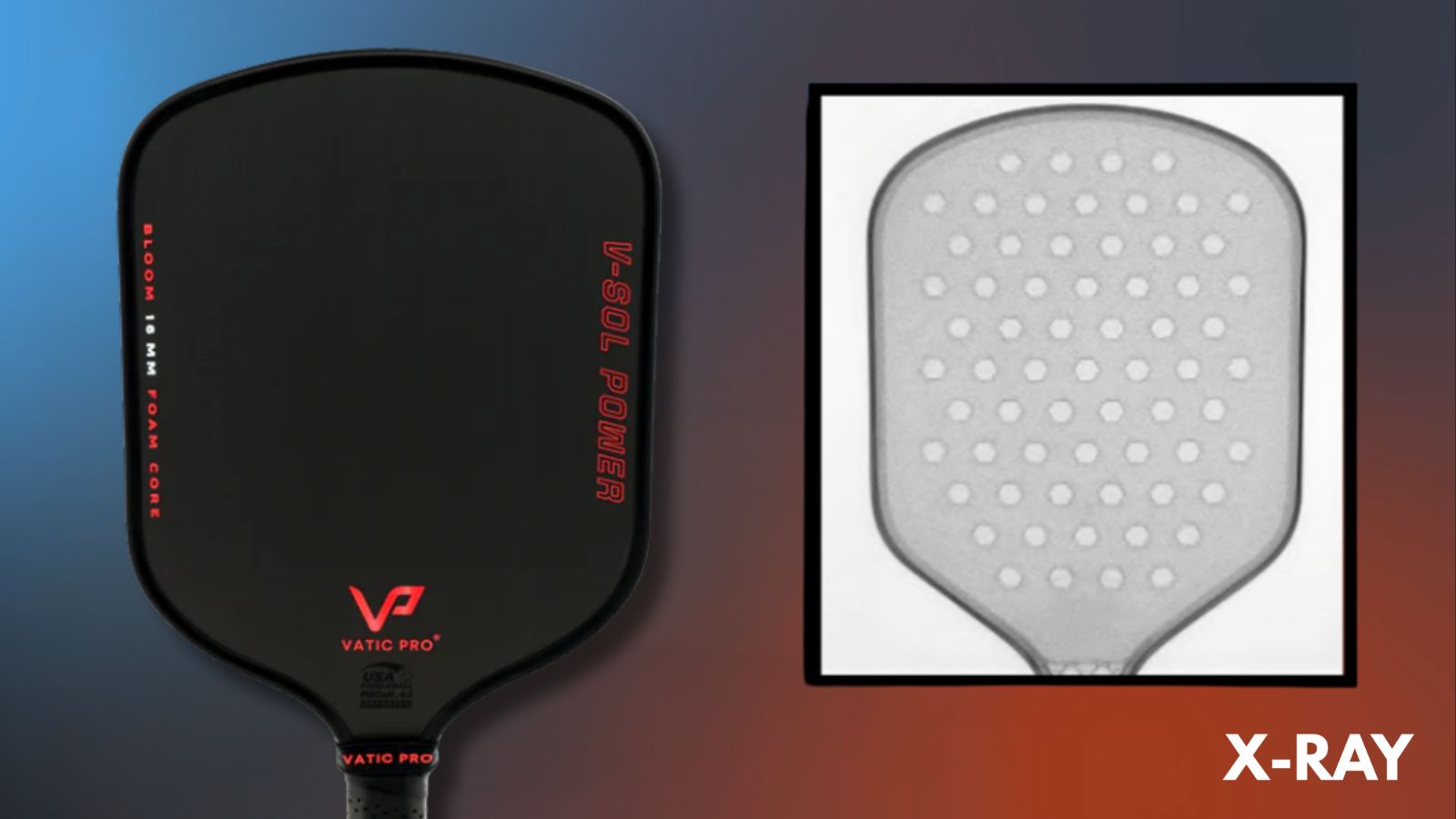 Hinh anh 5: Vot pickleball Vatic Pro V-Sol Power va Pro voi cong nghe loi xop tien tien