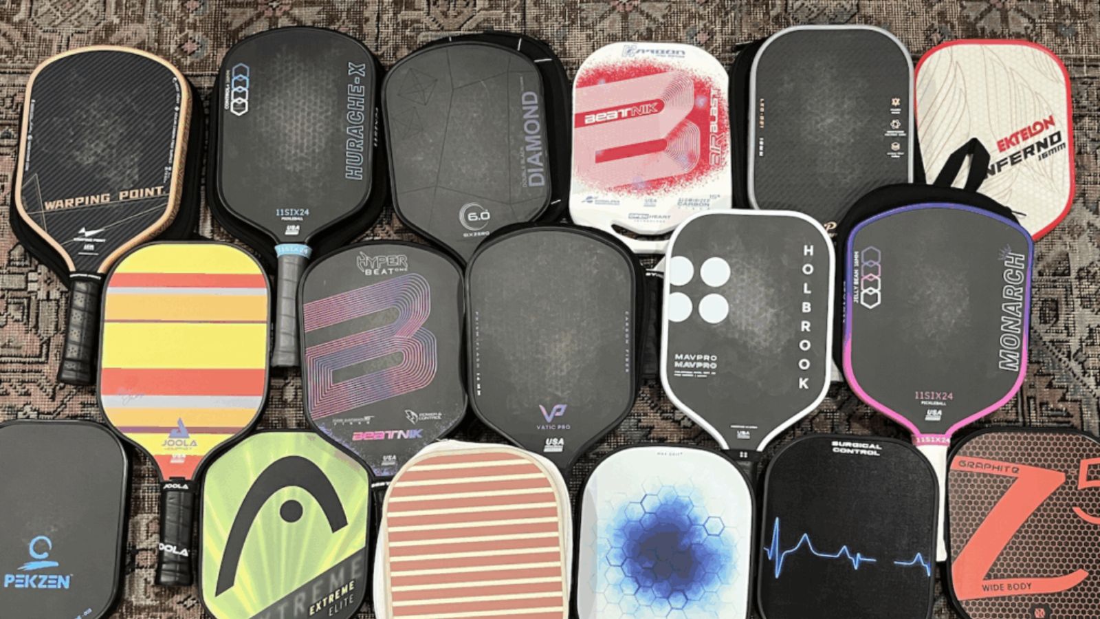 Hinh anh 1: Hinh anh cac mau vot Pickleball da dang cho loi choi khac nhau