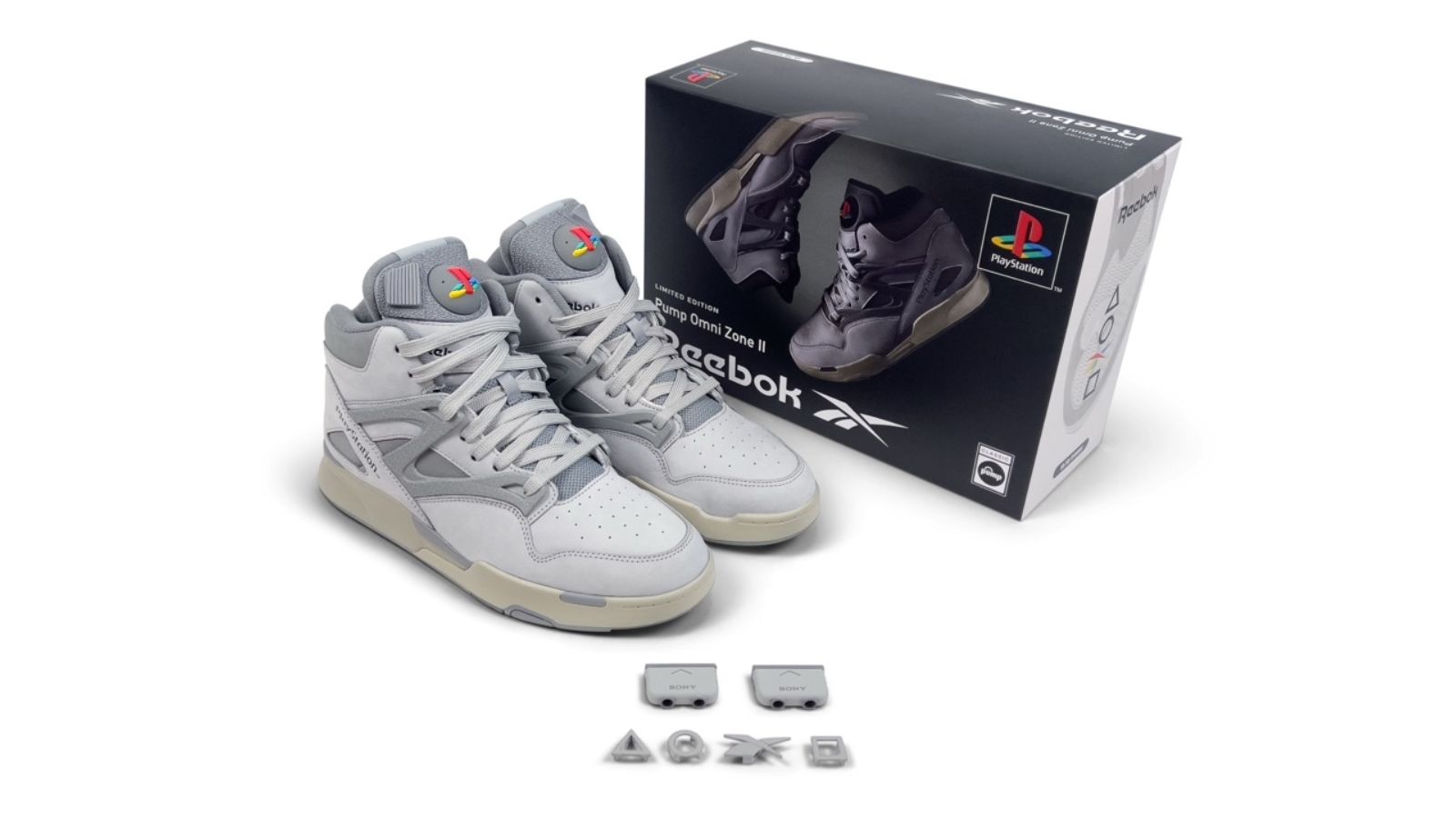 Hinh anh 1: Giay Reebok x PlayStation ky niem 30 nam voi thiet ke lay cam hung tu PlayStation