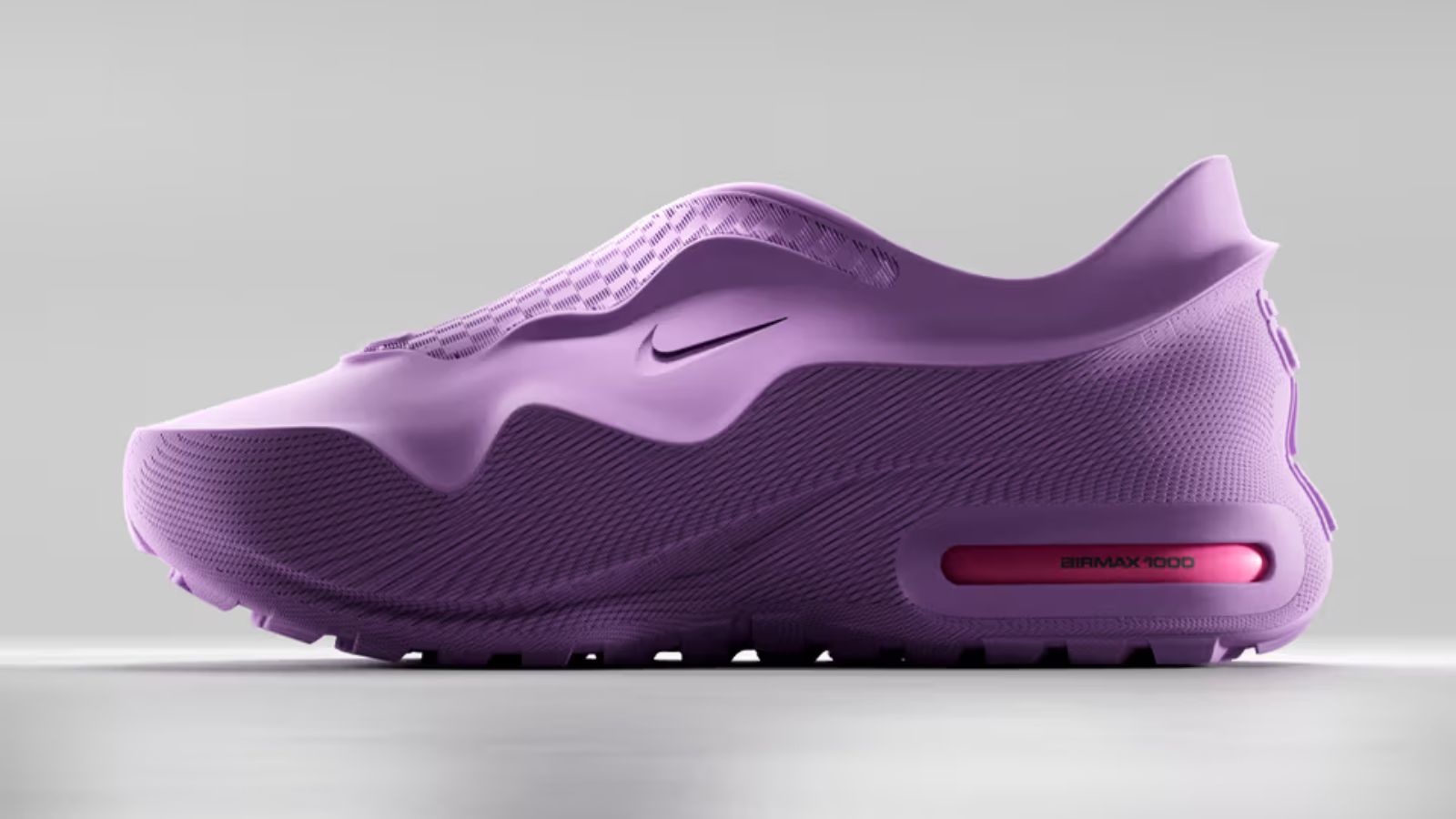 Hinh anh 3: Hinh anh giay Air Max 1000 Lilac voi cong nghe in 3D va thiet ke noi bat
