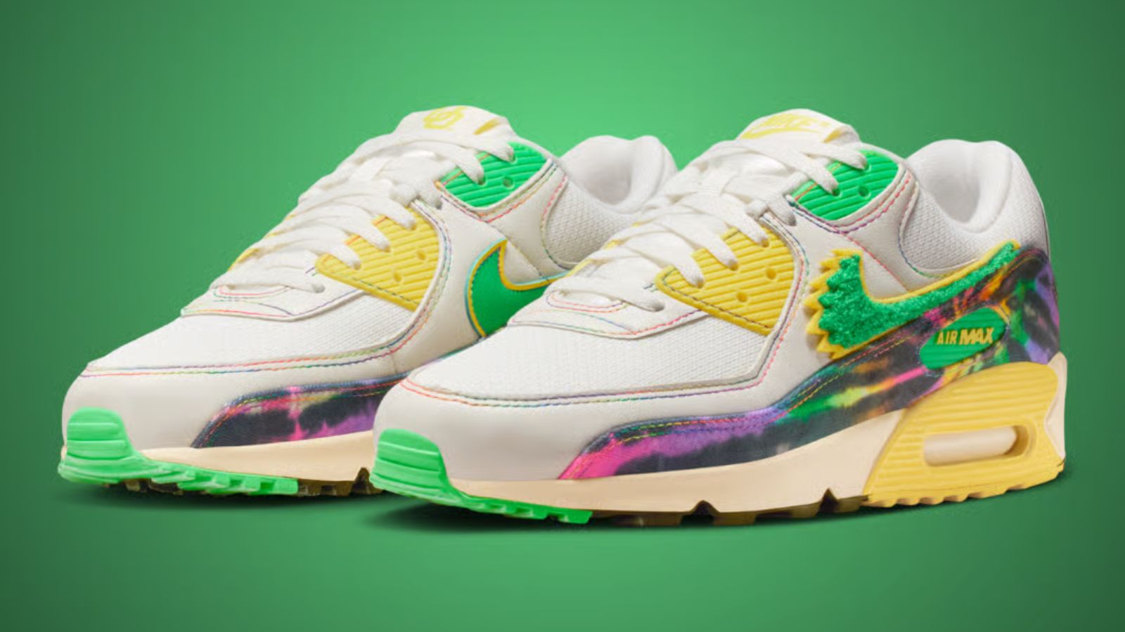 Hinh anh 5: Nike Air Max 90 'Grateful Ducks' ket hop Grateful Dead va Oregon Ducks