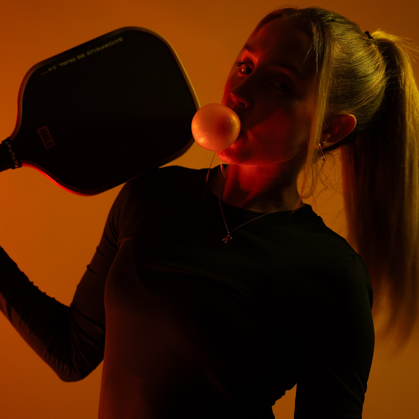 Alternative view of Vợt Pickleball Joola Scorpeus Gen 3S Dual 14mm 'Orange'