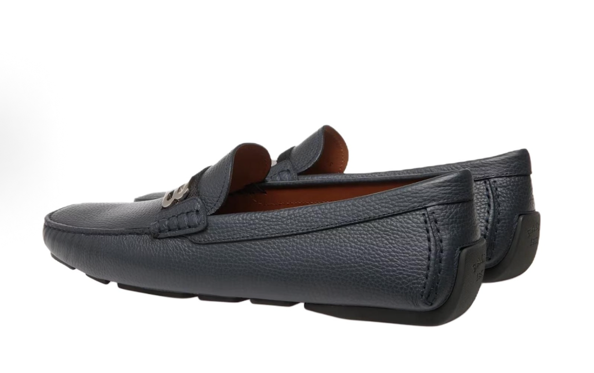 Alternative view of Giày Bally Wiliam Calf Grained ‘Navy’ 6301198