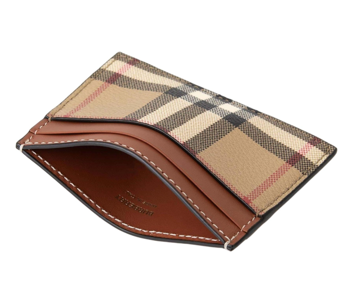 Alternative view of Ví Burberry Classic Logo Card Holder ‘Beige’ 80944261