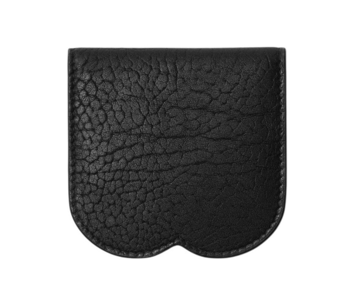 Alternative view of Ví Burberry Chess Leather Card Holder 'Black' 80810811