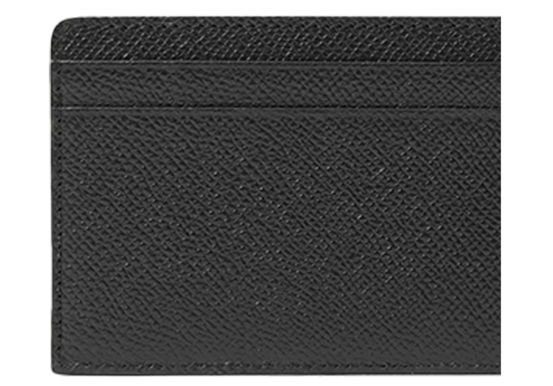 Alternative view of Ví Burberry Grained Leather Card Holder ‘Black’ 80330741