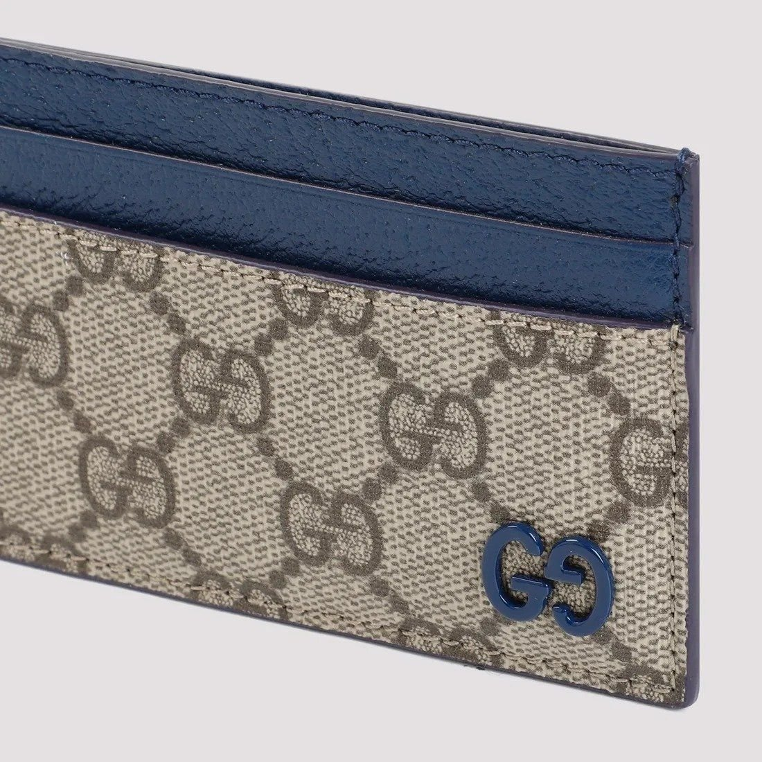 Alternative view of Ví Gucci Monogram Card Holder 'Beige Blue' 768248-FACQC-9751