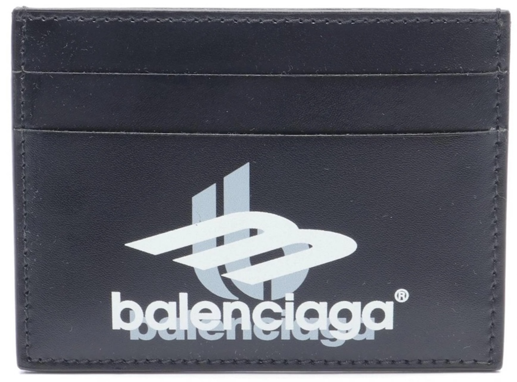 Ví Balenciaga Card Case Leather ‘Black’ 5943092AAPK1090