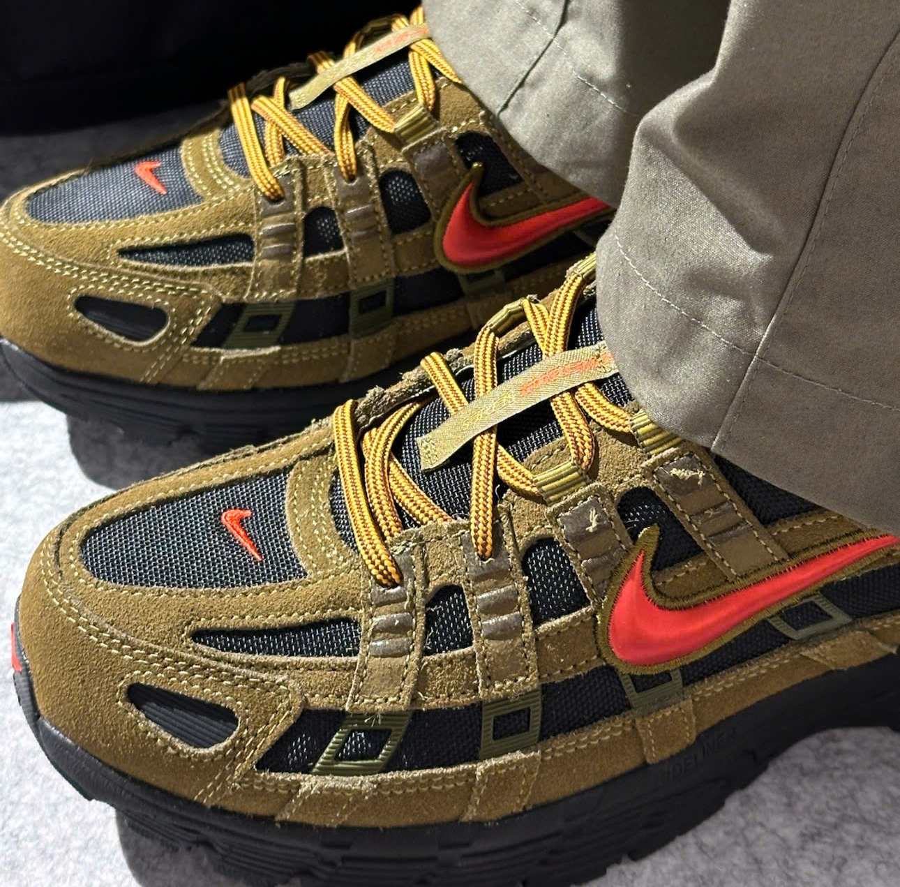 Alternative view of Giày Nike P-6000 Premium Cordura 'Olive Flak Black' IH0946-300