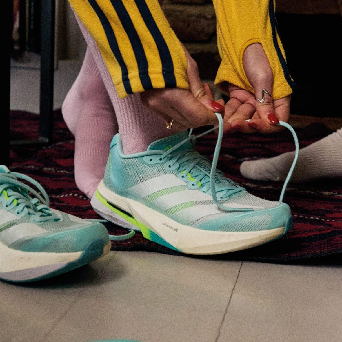 Alternative view of Giày Adidas Adizero Boston 13 ‘Semi Flash Aqua’ JS4957