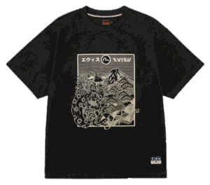 Áo Evisu Lion Dance and Mountain 'Black' 2EAHTM5TS1182RXCT