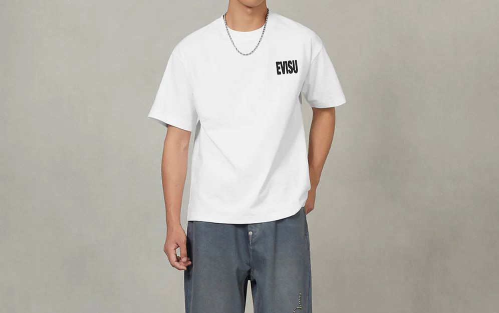 Alternative view of Áo Evisu Graffiti-style Daicock 'White' 2EAHTM5TS7012RXCT