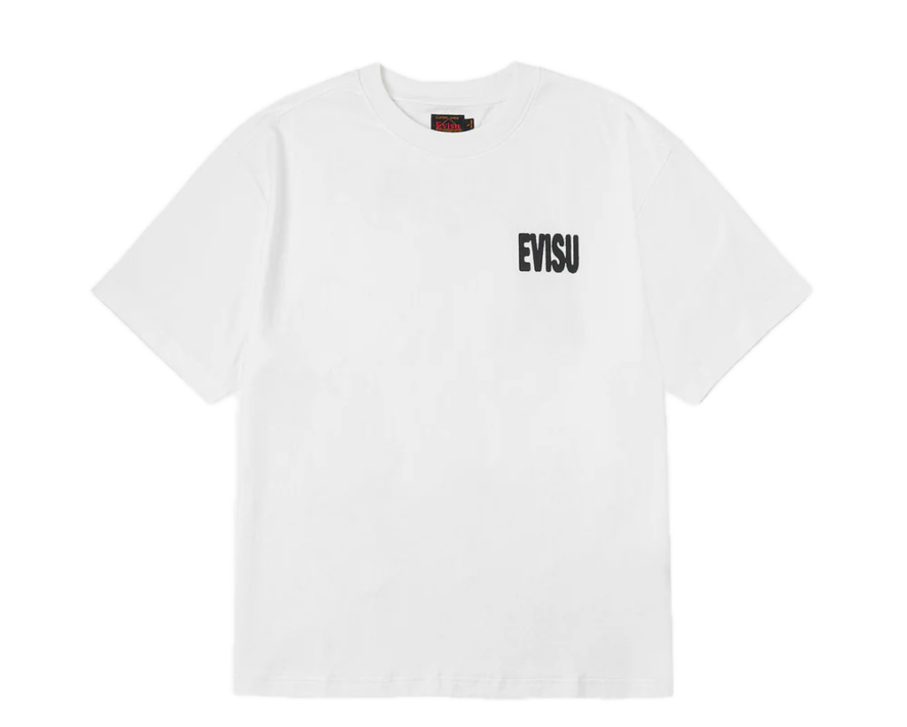 Áo Evisu Graffiti-style Daicock 'White' 2EAHTM5TS7012RXCT