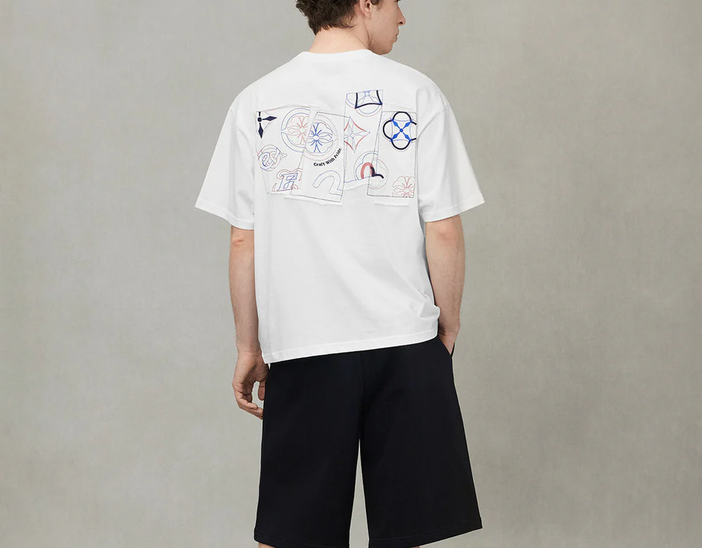 Alternative view of Áo Evisu Logo and Kamon 'White' 2ESHTM5TS1218LFCT