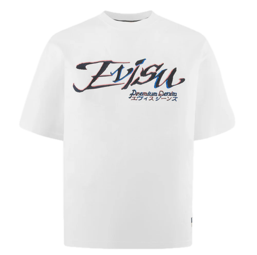 Áo Evisu Logo and Kamon 'White' 2ESHTM5TS1218LFCT