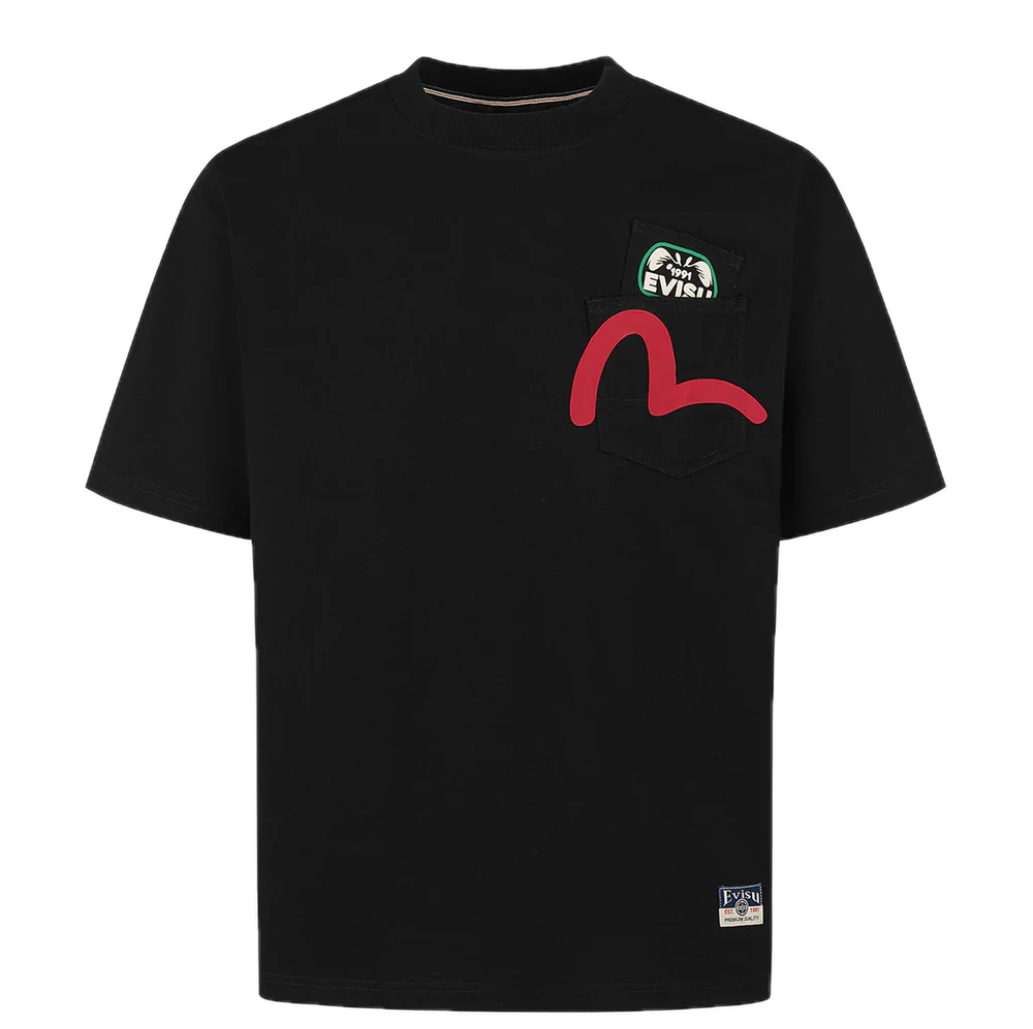 Áo Evisu Multi-Pocket 'Black' 2ESHTM5TS1221RXCT