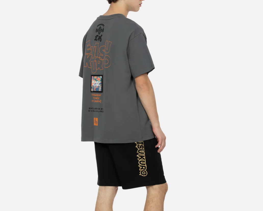 Alternative view of Áo Evisu Seagull 'Grey' 2ESGNM4TS5268RXCT