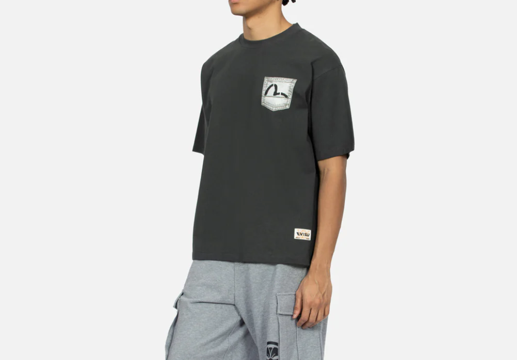 Alternative view of Áo Evisu Realistic Digital 'Grey' 2ESHTM4TS8063RXCT