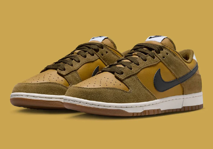 Alternative view of Giày Nike Dunk Low Retro SE ‘Ochre Olive’ IB6399-300