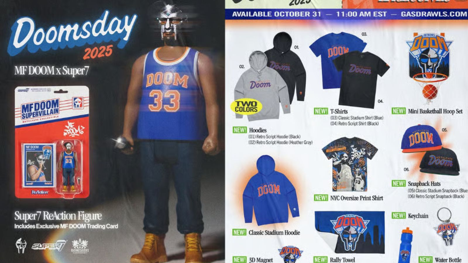 Hinh anh 8: Ao dau Knicks so 00 trong bo suu tap Metalface Hoops cua MF DOOM
