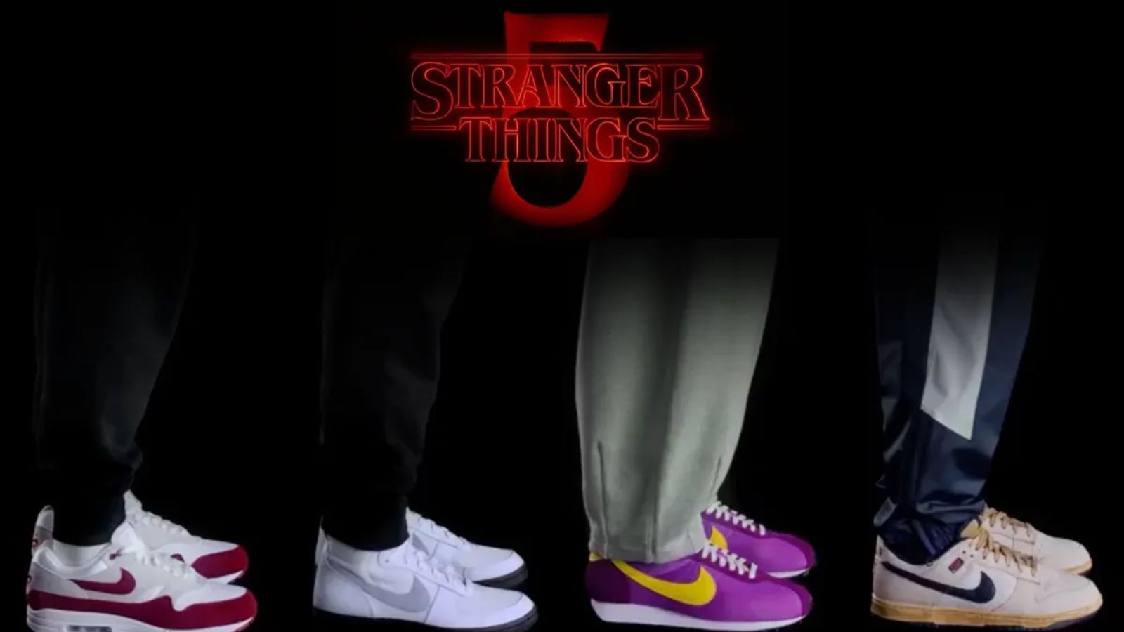 Hinh anh 2: Bo suu tap giay Nike x Stranger Things vinh danh Steve, Eleven va Erica