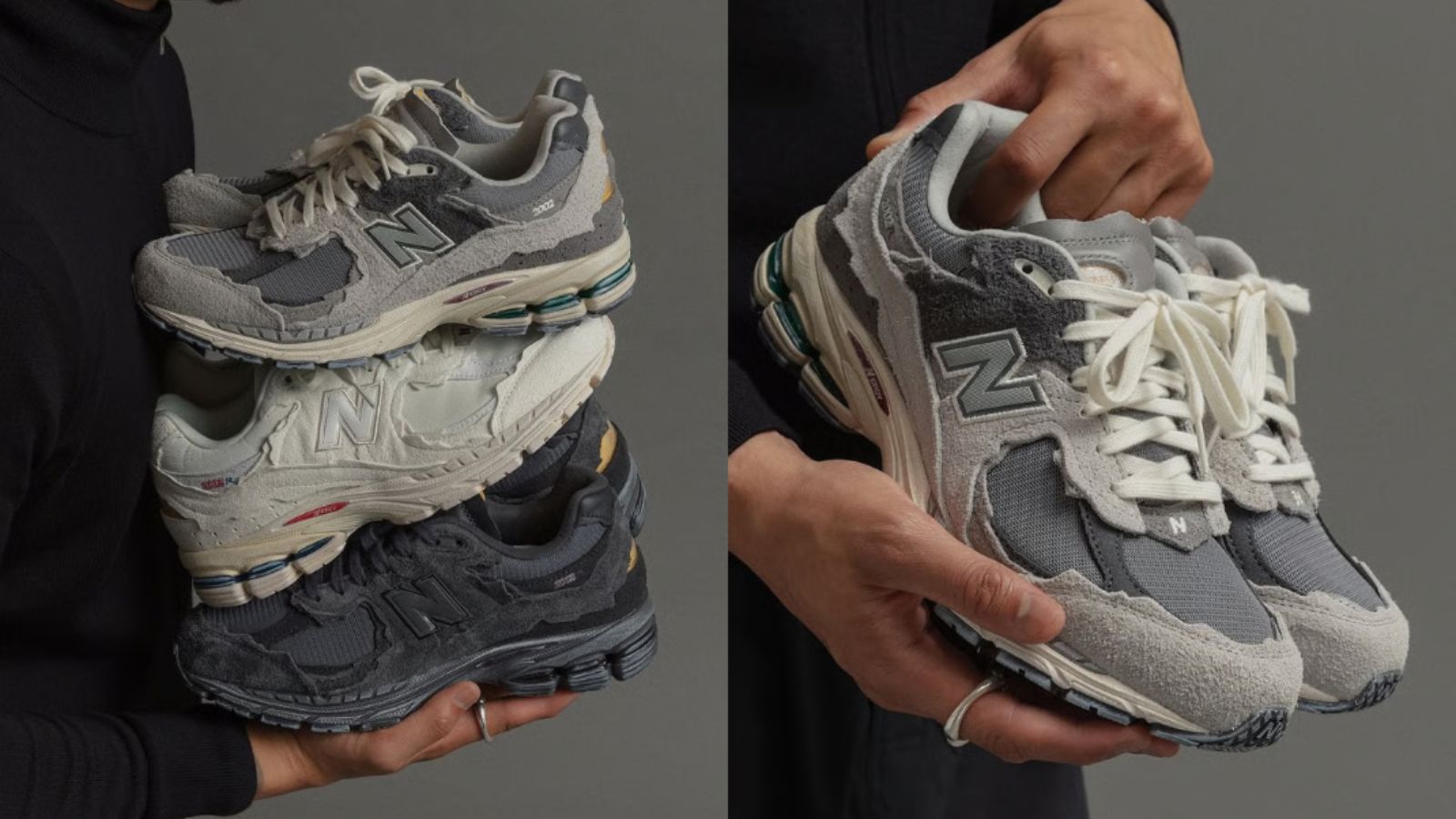 Hinh anh 1: Hinh anh New Balance 2002R Protection Pack phoi mau moi voi thiet ke cat tho va cong nghe dem cao cap.