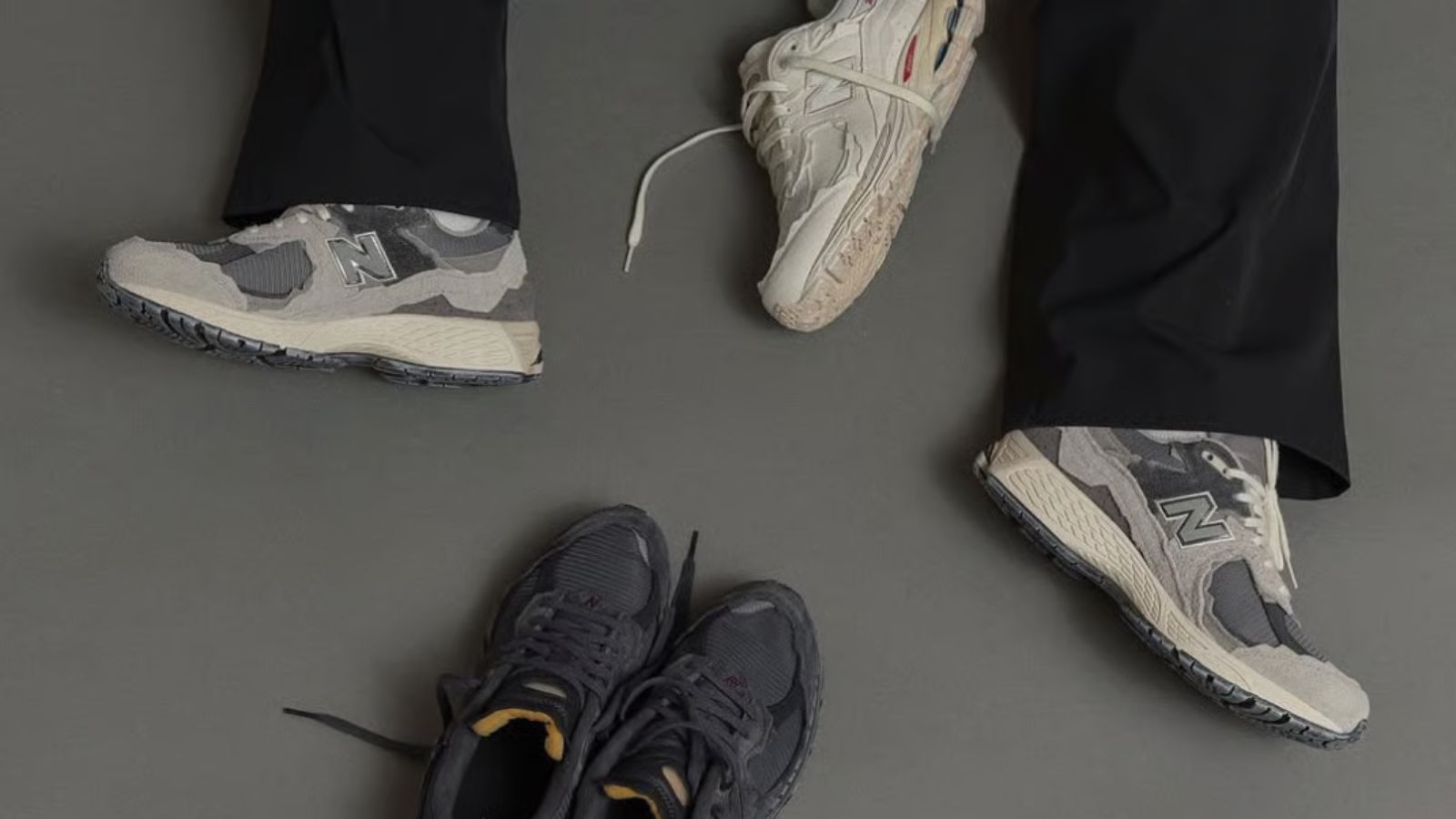 Hinh anh 2: Hinh anh New Balance 2002R Protection Pack phoi mau moi voi thiet ke cat tho va cong nghe dem cao cap.