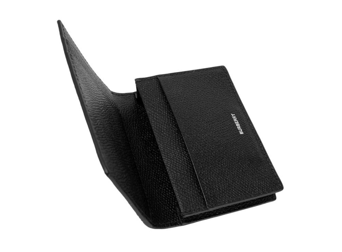 Alternative view of Ví Burberry Leather Flint Card Case ‘Black’ 81046991